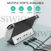 Dostarcza Siwiqu przenośna stacja dokowania dla Nintendo Switch/Switch OLED, z adapterem 4K/typu C Port/USB Port Switch Dock Station