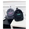 Backpacks personnalisé en velours côtelé noire de la marine noire kaki gary sac à dos caractéristique de grande capacité à grande capacité à grande capacité pour élève et adulte