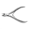 Stainless Steel Cuticle Nipper Professional Remover Scissors Finger Care Manicure Nail Clipper Dead Skin Tools Sliver