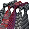 Bow Ties 8cm Mens Paisley 형식 드레스 Gravata Corbatas 웨딩 사업 넥타이 Jacquard Woven Neck Tie for Men Groom Party