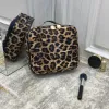 Fälle 2021 Neues Leoparden wasserdichtes Kosmetikbeutel PU Leder Reisen große Kapazität Schönheit Make -up Hülle