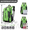 バックパック2024ハイキングパック可能な軽量肩キャンプ屋外旅行防水男性クライミングトレッキングデイパックスポーツバッグ