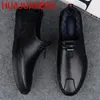 Sıradan Ayakkabı Marka Erkekler Mo Lafer Orijinal Deri Erkekler Loafers serin genç nefes alabilen düz slip-on artı boyut 37-46