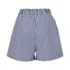 Femmes shorts de pyjamas Gingham pantalon mignon salon plaid short sleep bottoms élastique taise boxers streetwear