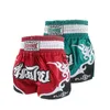 Fluory mężczyźni Kobiety Kids Fight Shorts Spodnie bokserskie Haft Hafdery Mma Muay Thai na gry bojowe 240408