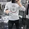 Designer Neue Herbst- und Winter -vielseitige Plüsch -Hoodie für die lässige Oberseite von Männern verdickte lange Ärmel -Instagram -Trend Nr. 6SPS