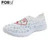 Scarpe casual Forudesigns Super Insegnante Slip Slip on Flats Woman Sneakers estivo traspirante regali per insegnanti