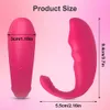 Briefs Bluetooth App Control Vibrator Women Wireless Dildo Clitoris G Spot Massager Wear trillen Eier slipjes seksspeeltjes voor volwassenen