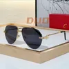 2024 Neue Sonnenbrille von höchster Qualität Mode -Brillen Designer für Sonnenbrille Damen Halten Sie echte UV400 polarisierte Linsen Herren Retro Brille Original mit Box