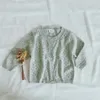 春の女の赤ちゃん中空編みセーターカーディガン夏の幼児生まれた長袖ジャケット子供子供ニットコートトップ240507