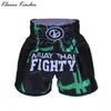 MUAY THAI SORTS Men Femmes Kids Embroderie Kickboxing Sports Satin CrossFit Sanda Grappling Boxing Training MMA PANTS 240408