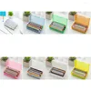 Kids Plastic Pencil Case Candy Color Clear Pen Large Capacity Stationery Boxes Transparent Kid Box School Supplies