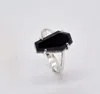 Cluster Rings Retro Black Imitation Coffin Shape Ring Vampire Halloween Punk Gothic Male And Female Hip Hop Party Jewelry Gift2105301