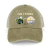 Bola de bolas Futuresense (BL) Cawboy Hat Christmas Vintage Men's Cap Women's