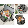 Bags 23L Insulated Lunch Bag With Zipper Cooler Bags Outdoor Camping Picnic Box Tote Portable Food Storage For Travel