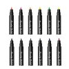 Eyeliner 12 Color Matte Liquid Eyeliner crayon coloré imperméable Cosmetics Cosmetics maquillage de maquillage bleu vert