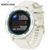 North Edge Mars 2 Full TFT -skärm Touch Smart Watch Men Blodtrycksövervakning App Control IP68 Digital Outdoor Sports Watch