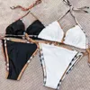 Женские сексуальные сплошные цветные бикини регулируют кружево купальник летний бразильский пляжный треугольник, набор Halterneck 240416