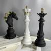 Saakar International Chess Harts Decorative Ornaments Home Interior Office Figurer King Queen Knight Statue Collection Objects 240411