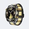 Z91promax rotondo a schermo grande grande orologio di chiamata bluetooth smart bluetooth orologio ammoless ricarica wireless a frequenza cardiaca impermeabile monitoraggio della pressione sanguigna bracciale sportiva