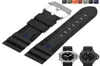 Bande pour panerai submersible Pam 441 359 Soft Sile Rubber 24 mm 26 mm Men de sangle Accessoires Bracelet H2204198471391