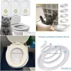 Autres fournitures pour animaux de compagnie Litter Box Kit d'entraînement en toilettes Cats Ensemble de plate-forme PVC Traineur de nettoyage de chiot professionnel pour livraison de chute de siège DHWX5