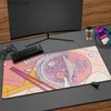 Mouse Pads Wrist Rests Anime Kawaii Mouse Pad Large Rubber Gaming Speed Cute XXL Mousepad Keyboard Locking Edge Otaku Computer Desk Pads Table Carpet Y240419