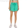 Desginer Alooo Yoga Shorts Donna Pant Top Women Summe Ucido Shortness Shorts Cinepri pantaloni sportivi traspiranti leggeri per le donne