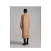 معطف المعطف للمعطف الكشمير مصمم أزياء المعطف Maxmaras Madame Classic Coat Camel