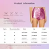 Short féminin Fashion Pu en cuir Pant Party Raves Costumes Costumes Festival de musique Zipper et une fermeture de bouton