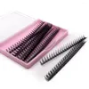 Falska ögonfransar 3D-20D 1000 fans Lossa fläktfransar Eyelash Extensions Thin Pointy Base Premade Lash Medium Stem Sharp Russian Volume