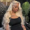 Gogo Blonde Lace Front Human Hair Blueless 613 HD Frontal 13x6 Body Wave S 13x4 240408