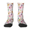 Herrensocken weißer Hintergrund Mexiko Mexiko mexikanischer Schädel Schädel Socken Männer Frauen Polyester Strümpfe anpassbares Süßwarenhirt