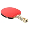 Raqueta de tenis de mesa de 9 estrellas Profesional 5 Wood 2 Alc Offensive Ping Pong Raqueta con Huracane Sticky Cavo 240323