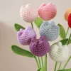 Decoratieve beeldjes mooie schattige kunstmatige tulpen bloemen boeket voor vrouwen dame meisjes moeder kinderen kinderen moederlijk geschenk huisdecoratie
