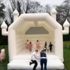 PVC Rosa Princesa Inflável Castelo Moonwalks Saltando Bouncer Casamento Branco Casa para Crianças