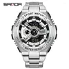 Relógios de pulso Sanda 3170 Light Light Light Multi Funcional Sports Impermeável e Clock Clock de Shock Clock Digital Men's Watch Digital