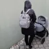 Sacs LeQueen USB Mummy Maternity Nappy Sac marque grande capacité Baby Baby Travel Backpack Designer Intreting Sac pour bébé