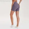 Desginer Alooo Yoga Shorts Woman Pant Top Women Yoag New Sports Womens Double-sided Brushed Nude Running Shorts High Waist Hip Lift Pocket