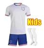 S-XXL Usas Pulisic Soccer Jerseys 2024 2025 Copa America 24/25 Home Away Kids Football Shirts Kids Fan Version Smith Morgan