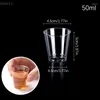 Tumblers 50pcs Mini Clear Plastic Disposable Party Party Sicles Jelly Cups Birthday Kitchen Accessories Cup