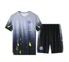Portsmouth F.C Men's leisure home suit sportswear leisure sports quick drying short sleeved sports shirt outdoor training suit thin shorts
