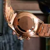 Luxury Watch Diamond Watch Mouvement mécanique automatique montre Sapphire Crystal Super Luminal Diamond Tezel 40 mm Fine en acier inoxydable Strip Montre de Luxe