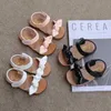 P2NM Sandals Girls Sandals Fashion Princess Classic Baby Girl Kids Summer Sandals Children Sweet Summer Shoes Soft 21-30 Hot Sale Bow-knot 240419