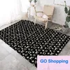 Wholesale Crystal Velvet Simple Living Room Large Carpet Light Luxury Bedroom Bedside Full Shop Advanced Wear-Resistant Stain-Resistant Non-Slip Floor Mat