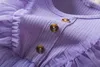 Girl's jurken 1-5 jaar meisjes prinsesjurk voor nieuwe vlinder mesh vliegende mouwen jurk meisjes modejurken 2024 schattige meisjes zomer casual slijtage d240423