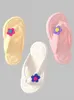 Summer Flower Slippers Flip Flops Beach Sandals Nonslip Casual Flat Shoes 2023 Indoor House Slides for Women Outdoor 240409