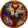 Puzzle 3D Puzzle d'animaux en bois intéressant pour adultes Kids Owl Forme DIY Puzzles Cats Interactive Board Game Gid Educational Gifts Enseignant 240419