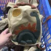 Bags New Embroidered Kids Backpack Cute Cartoon Dinosaur Girls Boy Backpack Canvas Kids Schoold Bags Kindergarten Children's Backpack