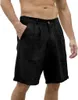 Short masculin Coton et lin Casual Beach Classic Summer Buttonp